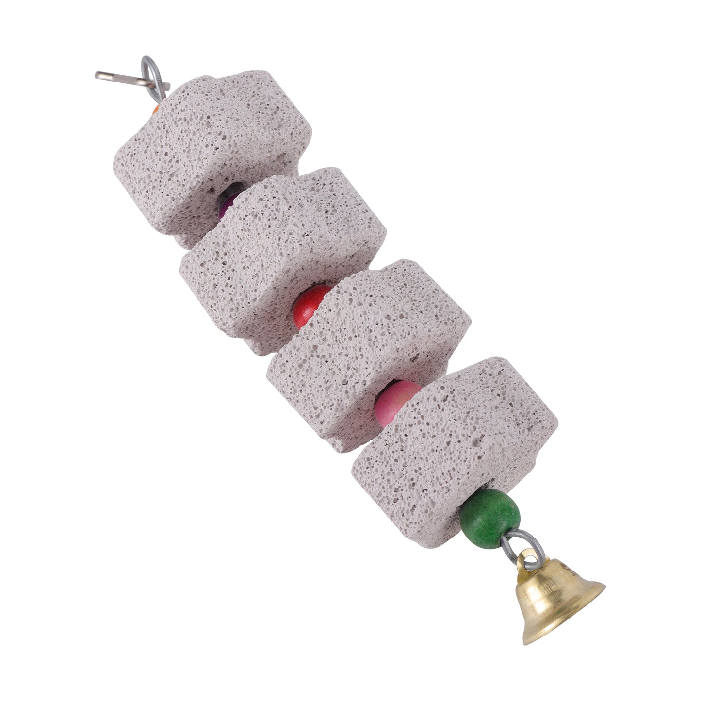 Stone Mineral  Bird Cage Toy Grinding Stone   Chew Bite