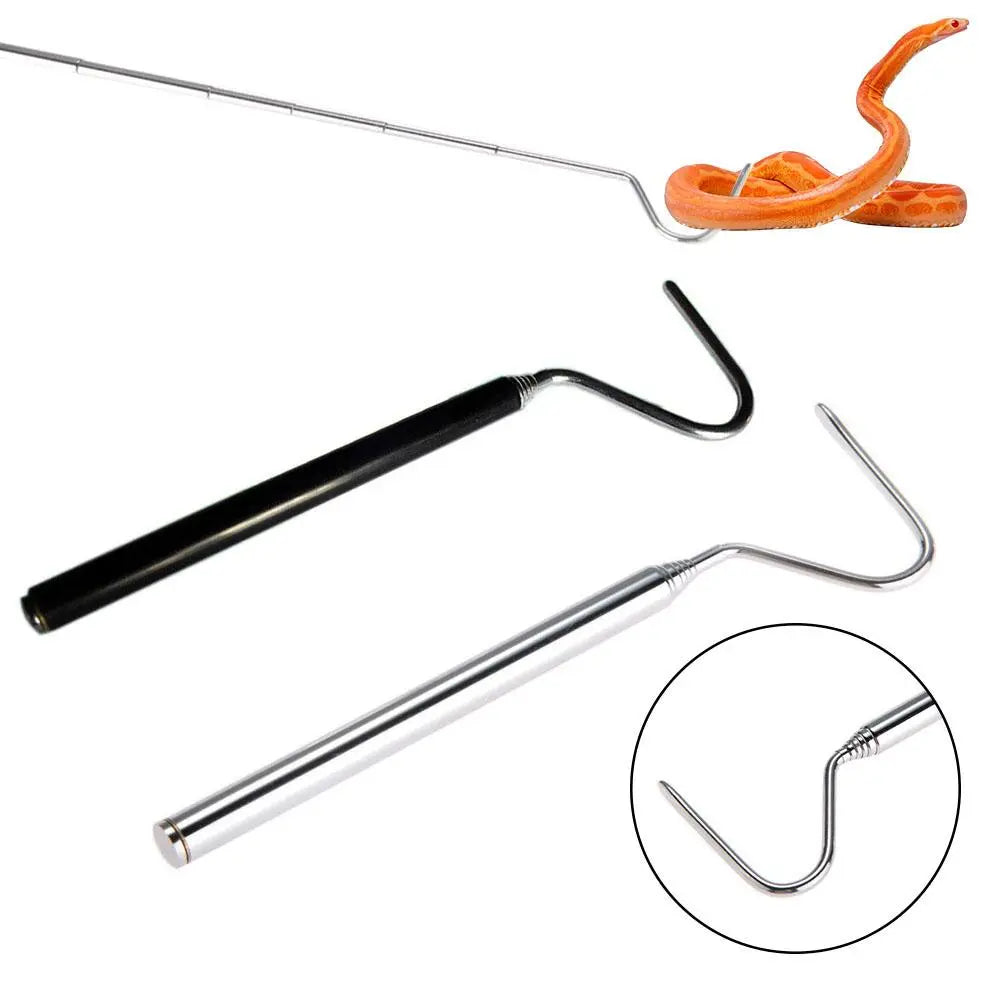 Snake Hook Retractable  Stainless Steel - specialneedspetshop