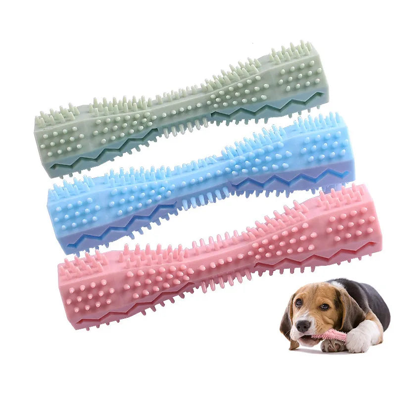 Dog Toothbrush Durable Dog Soft Rubber Tooth Cleaning