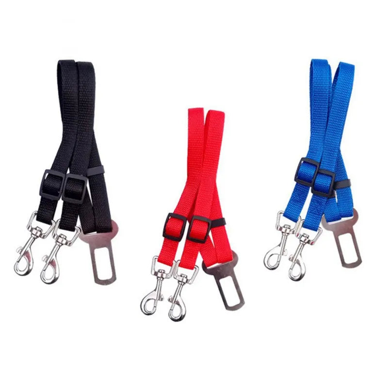 Adjustable  Dog Safety Collar Seat Belt For Two Dogs - specialneedspetshop