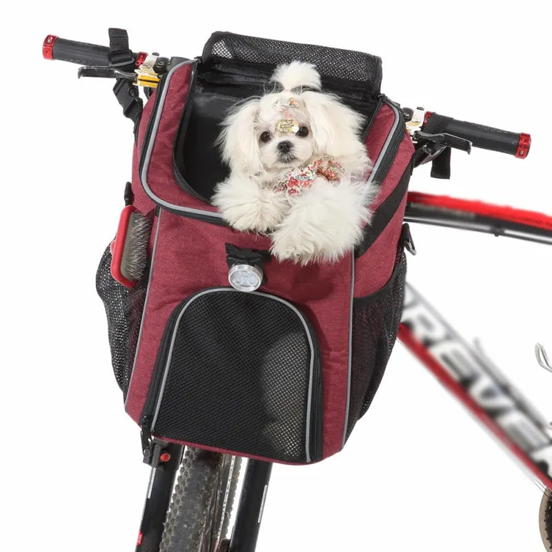 Pet Carrier Bag for Hiking Cycling - specialneedspetshop