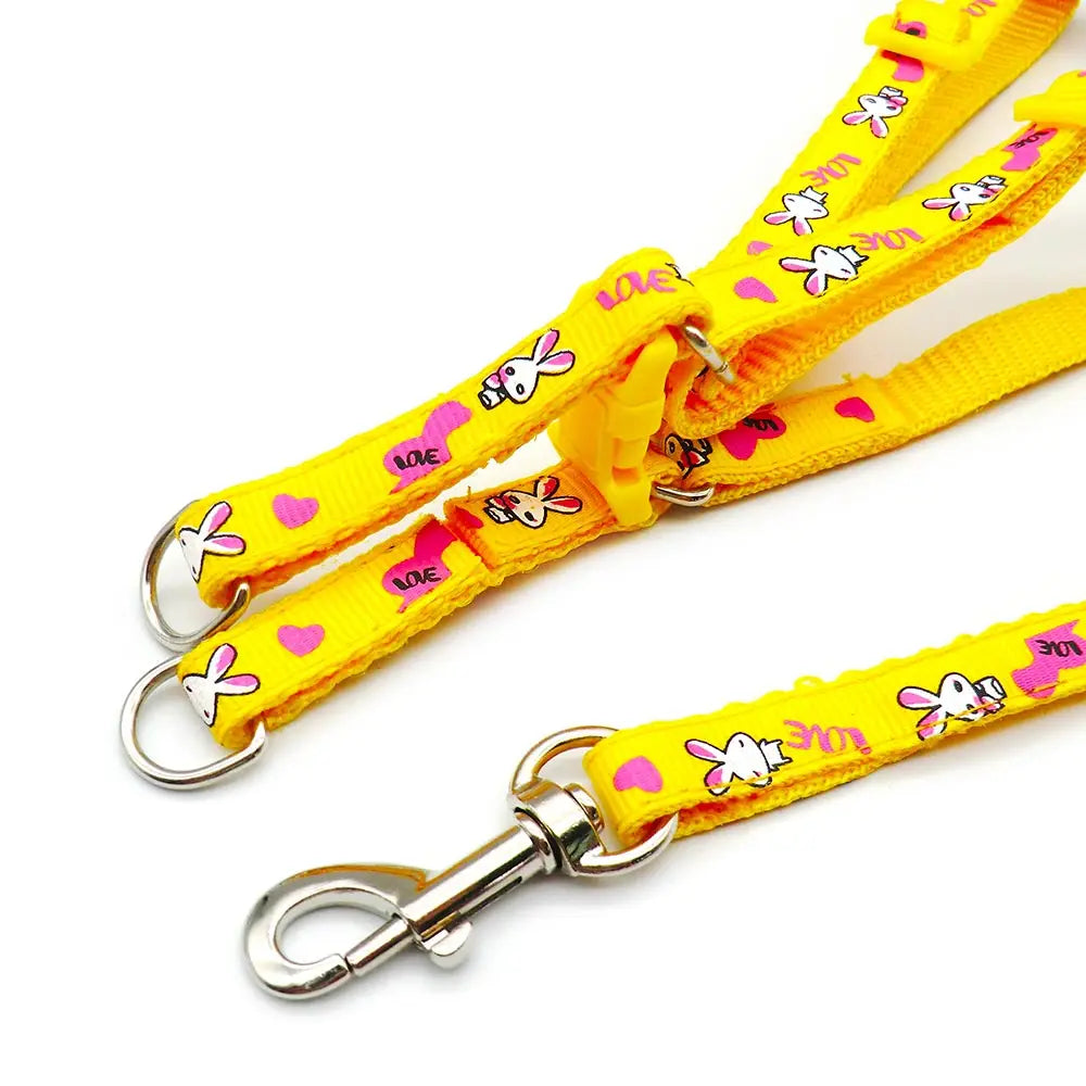 24pcs Adjustable Rabbit Harness Leashes