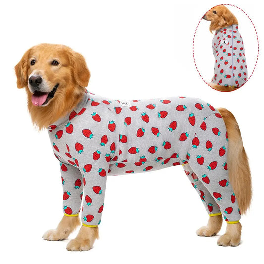 Cotton Dog Clothes Pajamas Jumpsuits