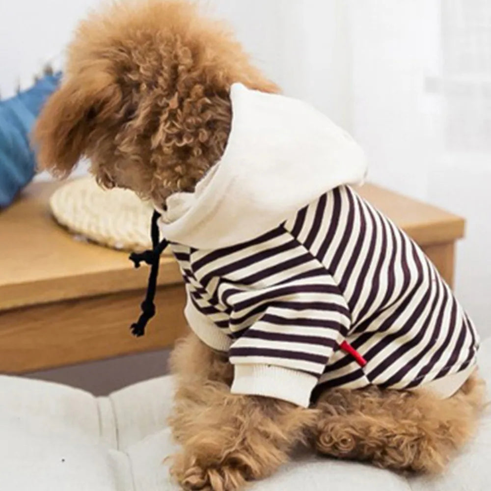 Dog And Owner Matching Outfits Stripe Dogs Hoodies