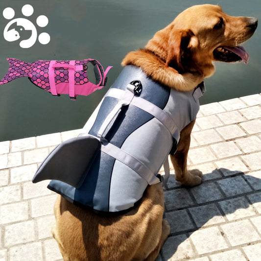 Pet Dog Life Vest  Shark Mermaid