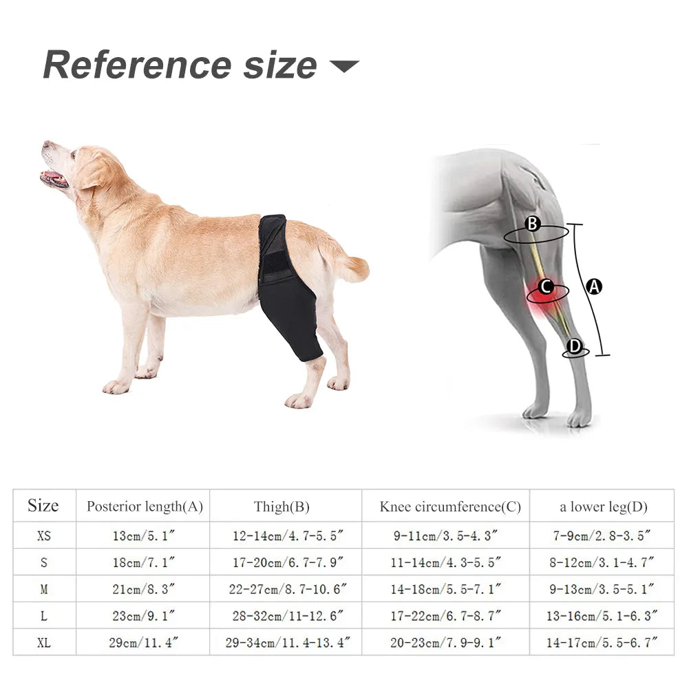 Dog Knee Support Breathable Injury support - specialneedspetshop