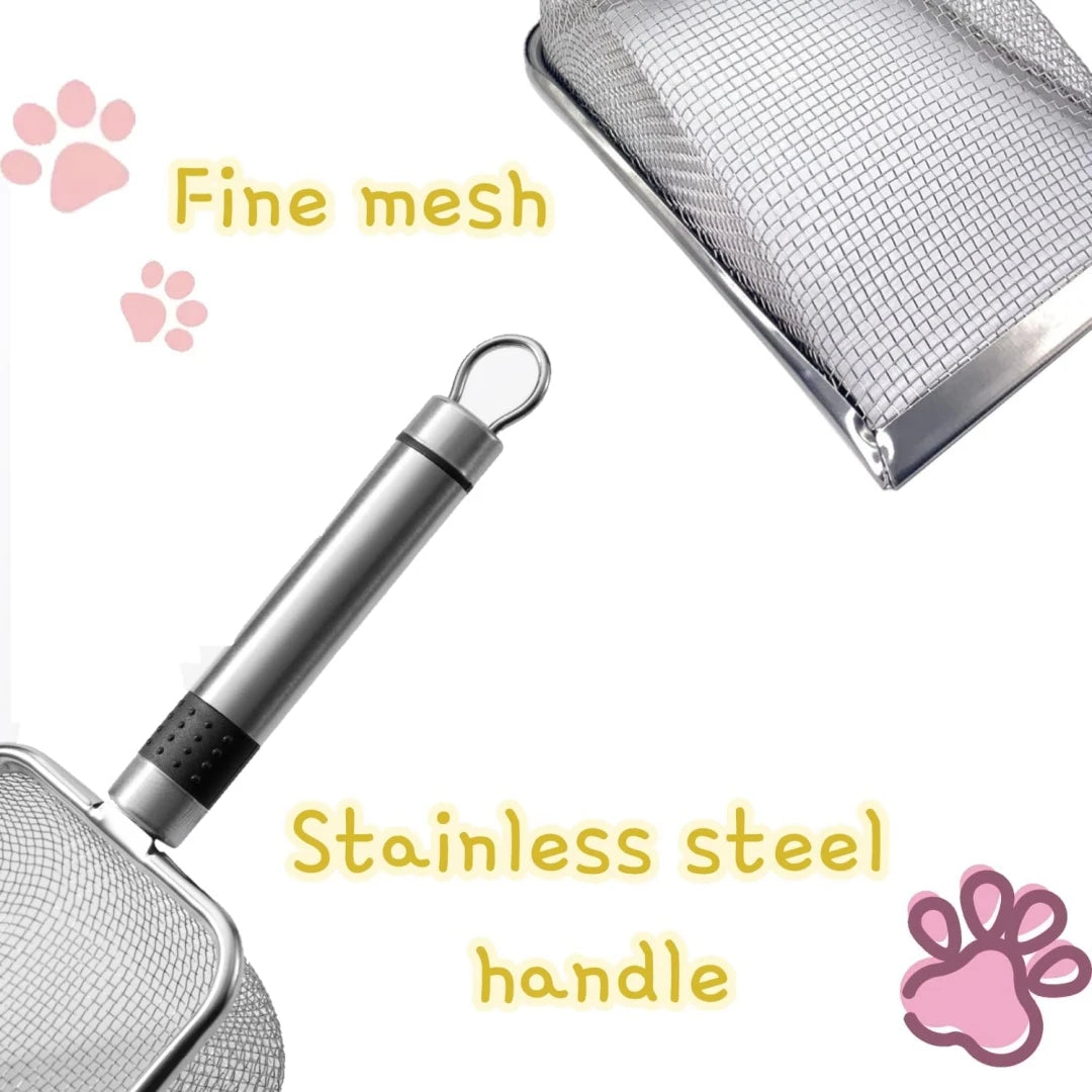 Stainless Steel Cat Litter Shovel Durable