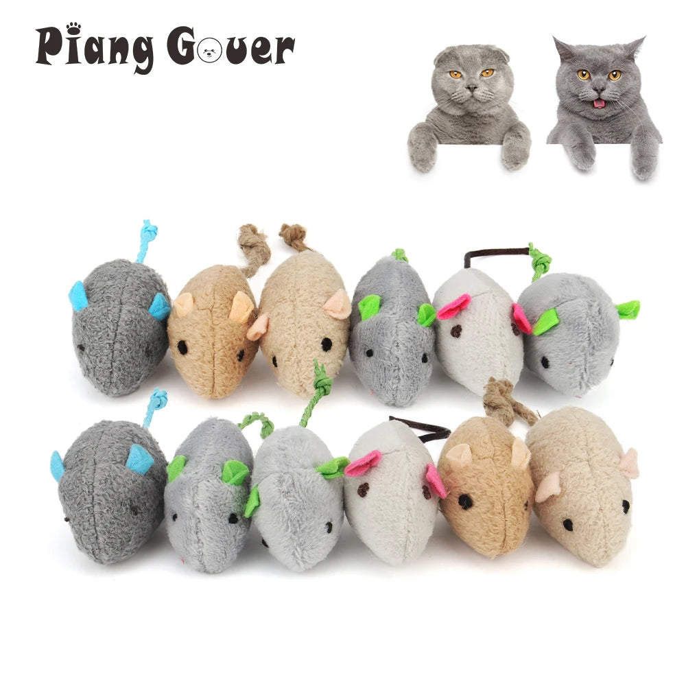 12pcs Mix Pet Toy Catnip Mice