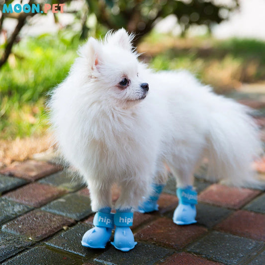 Waterproof Cat Dog Shoes Anti-slip Rain Boots for Small Cats Dogs