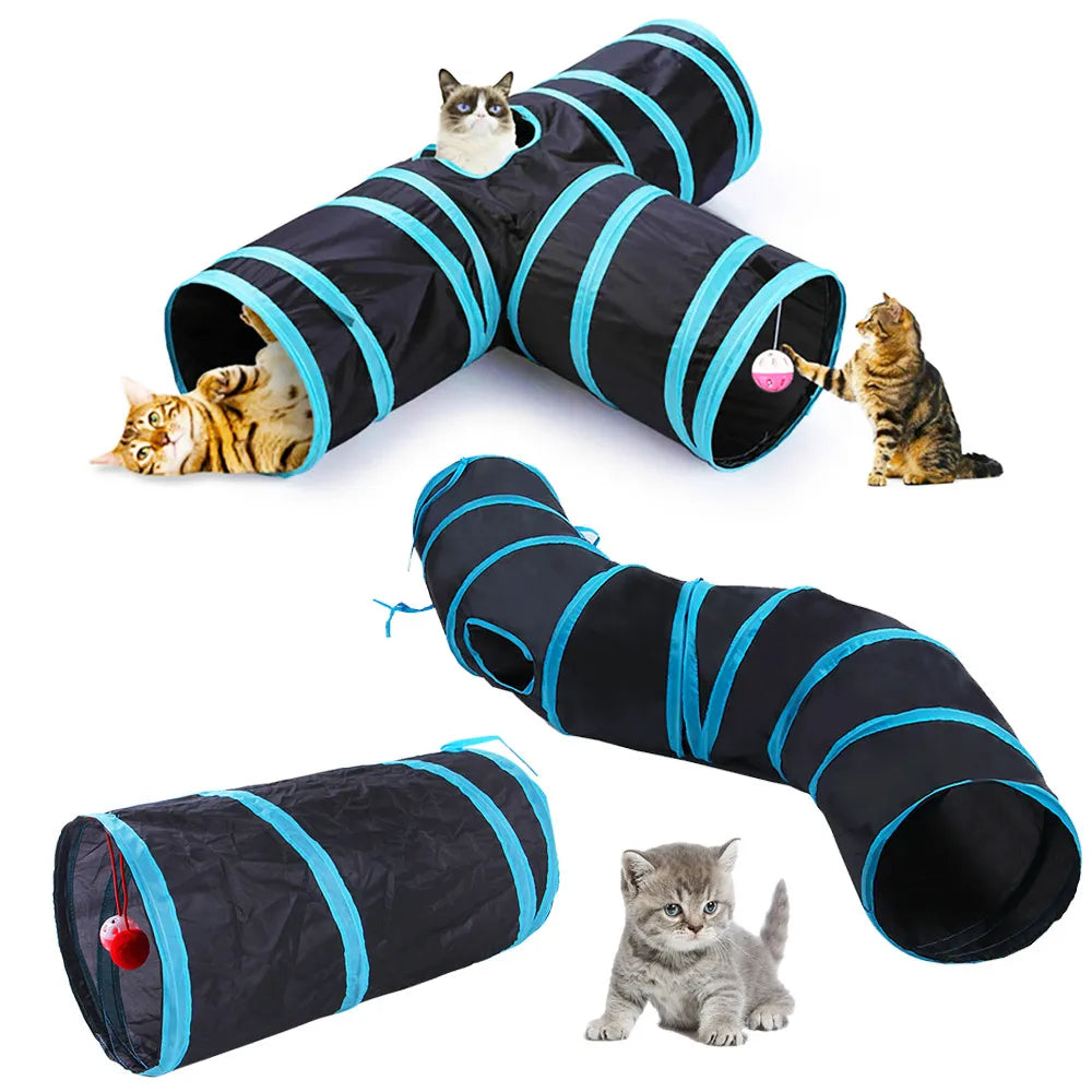 Cat Tunnel  Foldable Toy Breathable - specialneedspetshop