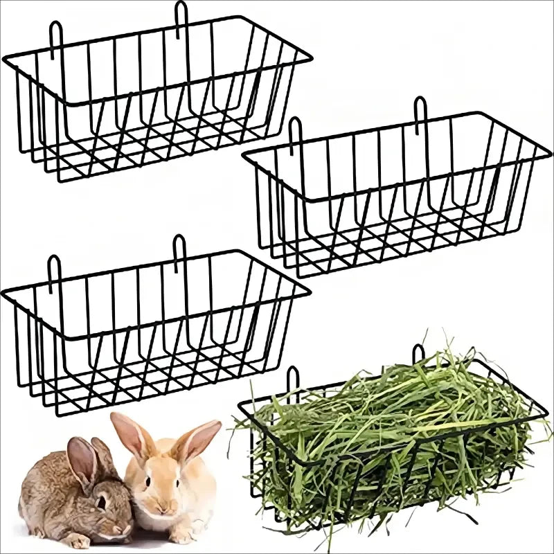 Rabbit Metal  Hay Rack Multi-Function Feeder Racks Guinea Pig Bunny