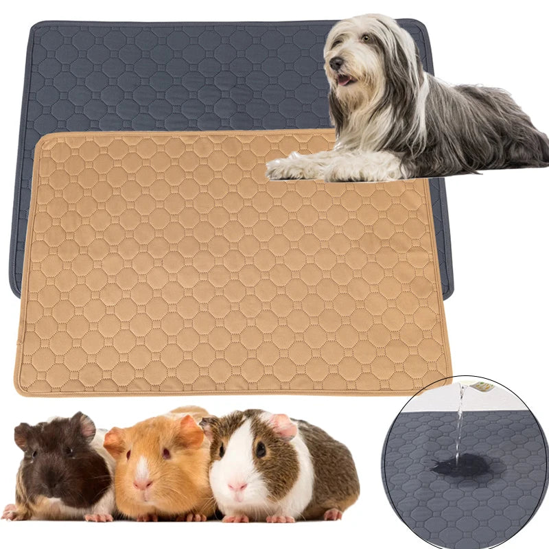 Washable Guinea Pig Rabbit Cage Mat Waterproof Hamster Bedding Mat