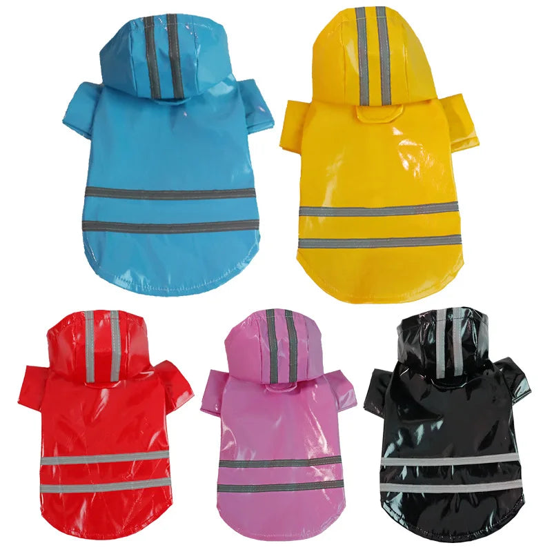 Dog Raincoat Reflective Waterproof  for Small Puppy Cats