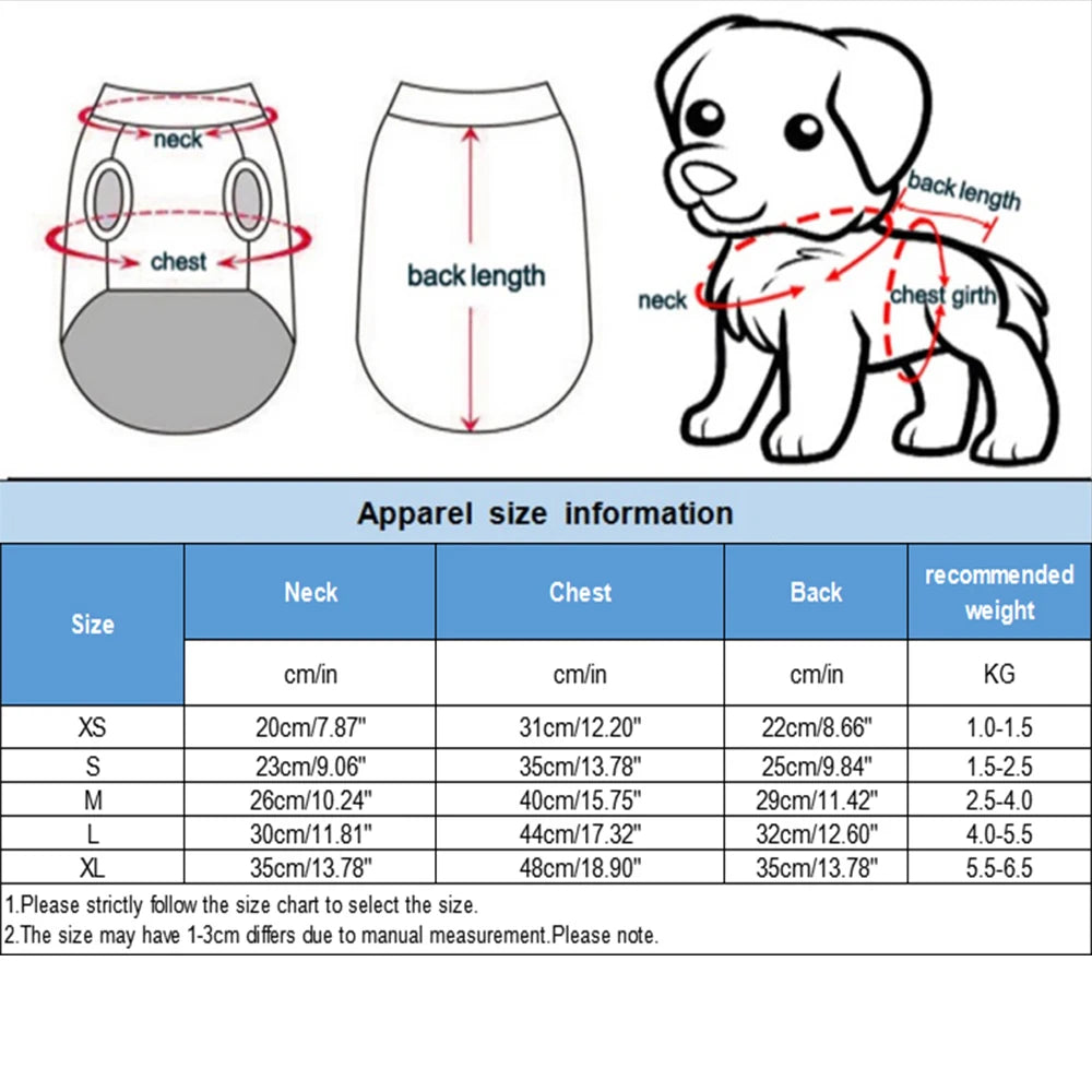 Dog Pajamas for Small Pet Clothing Jumpsuit