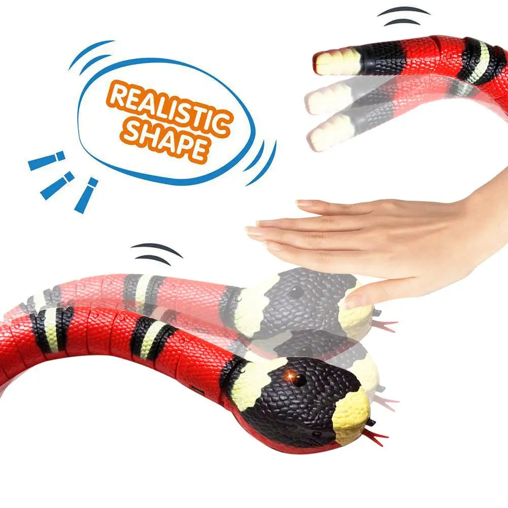 Smart Sensing Interactive Cat Toys Automatic   Snake Cat   USB Rechargeable