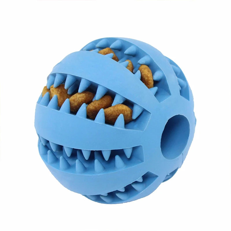 Dog  Interactive Rubber Chew Ball  Tooth Cleaning Balls