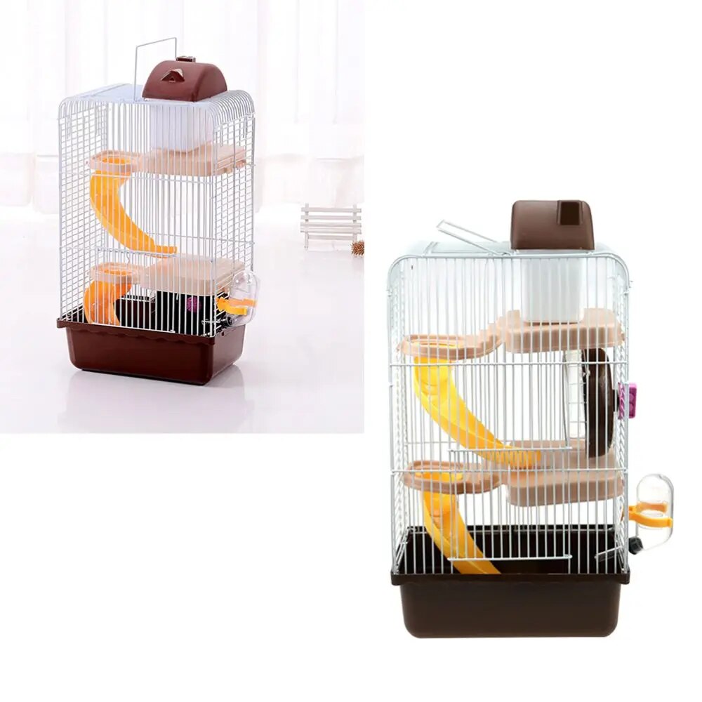 Three Layer Portable  House Small Pet Wire Rodent Cage - specialneedspetshop