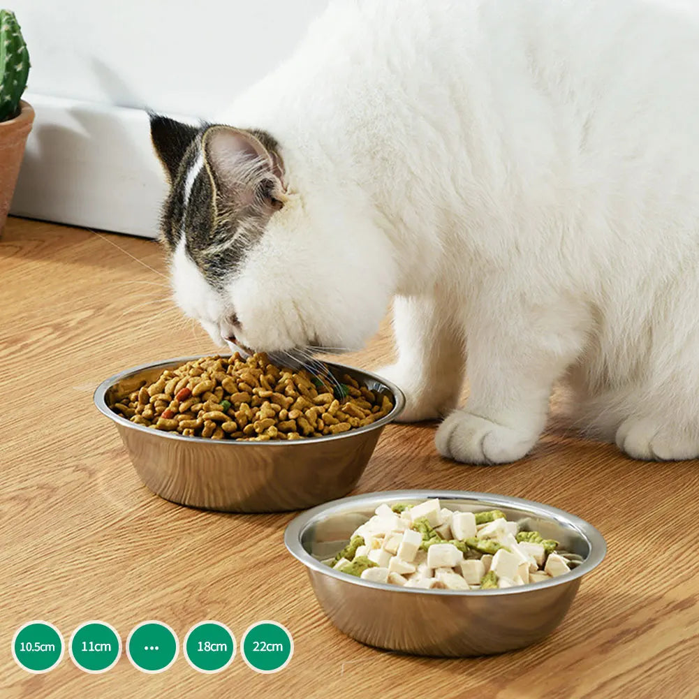 Large Capacity Stainless Steel  Feeding Bowl