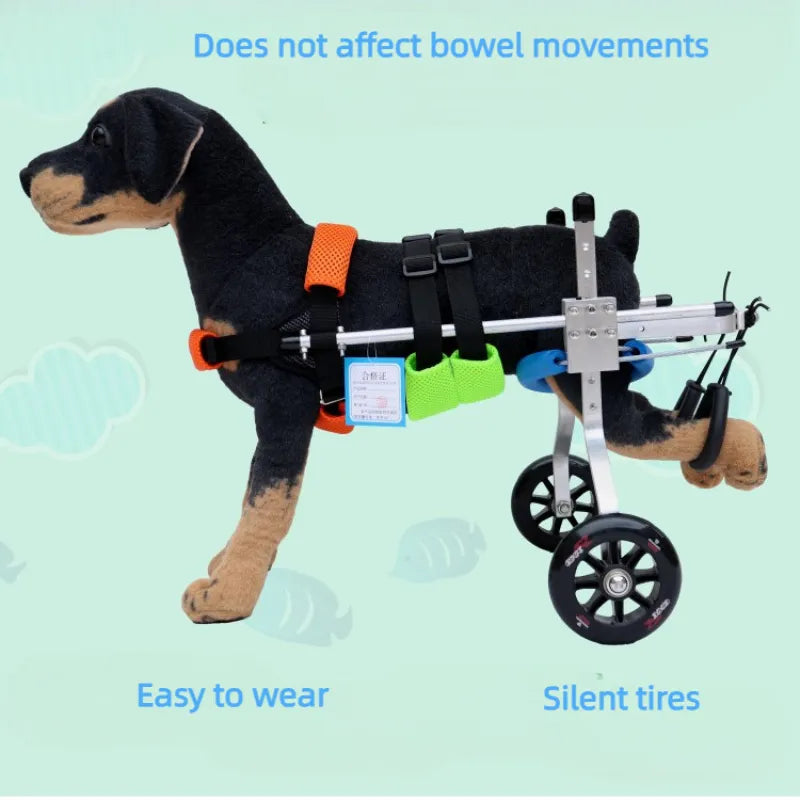 Dog Wheelchair Weak Rear  Two Wheels - specialneedspetshop