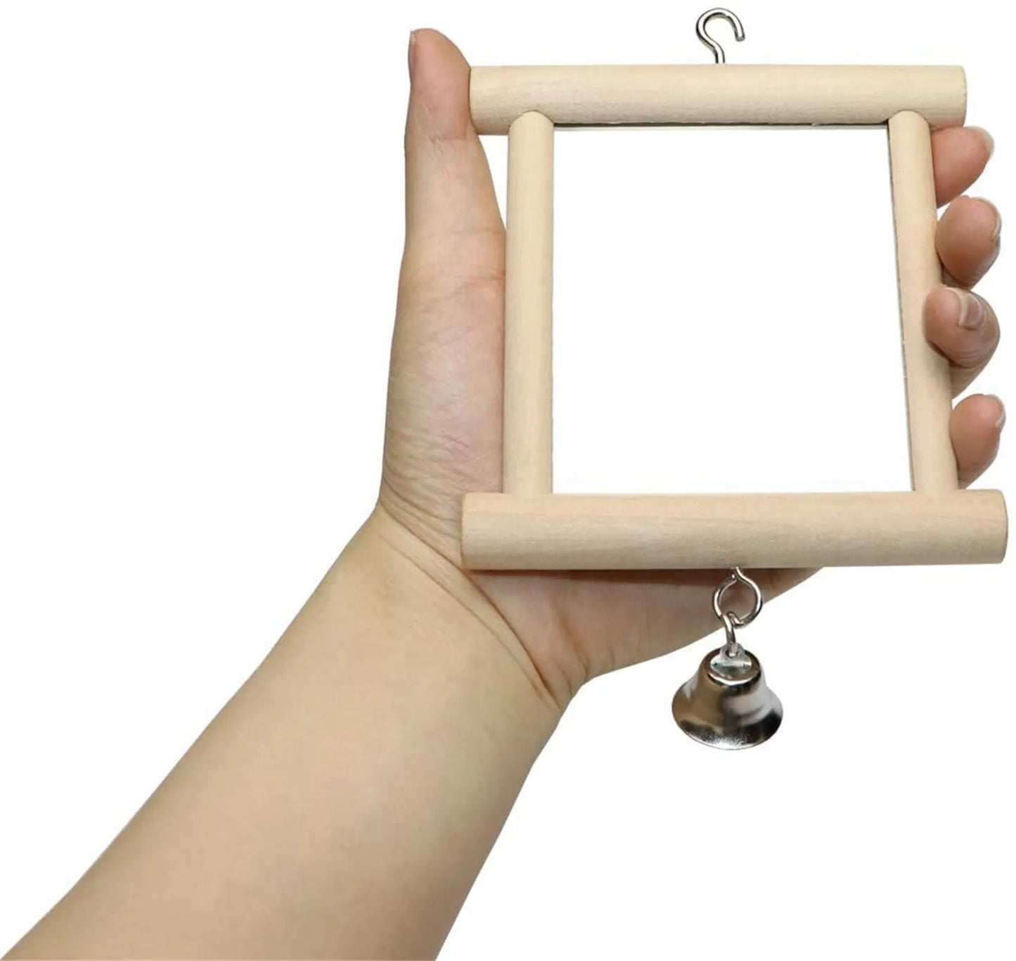 Bird Mirror With Bell - specialneedspetshop