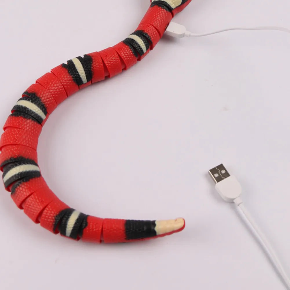 Smart Sensing Interactive Cat Toy Snake Teaser