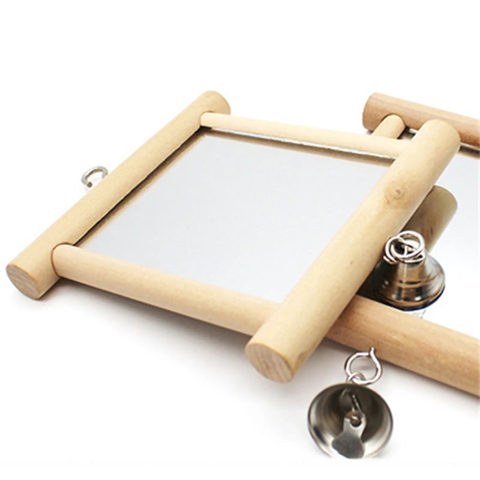 Bird Mirror With Bell - specialneedspetshop