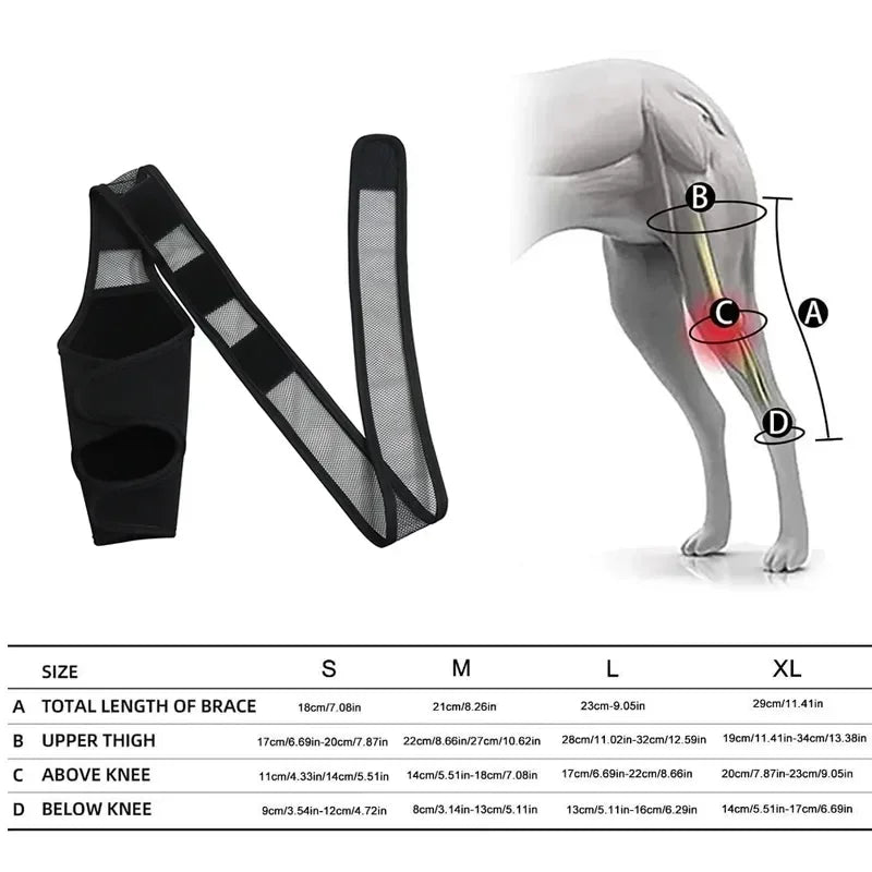 Knee For Fixation Adjustable Wrap Joint Protector Thigh Legs Belt Support Brace