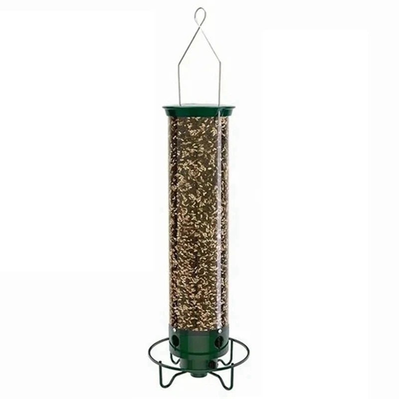 Outdoor Squirrel-Proof Hanging Bird Feeder Multiple Holes Bird Feeder