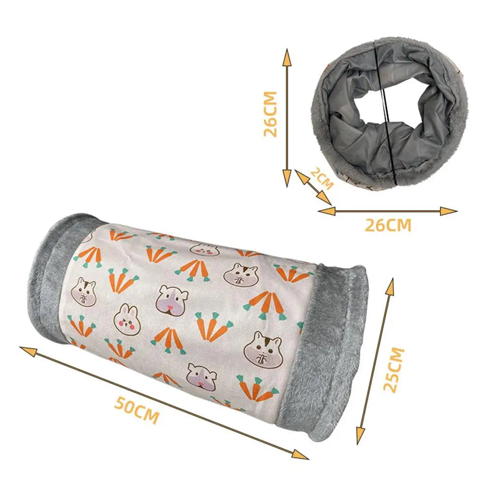 Rabbit Tunnel-Tube Toy   Hideout Small Animal Tunnels Hideaway