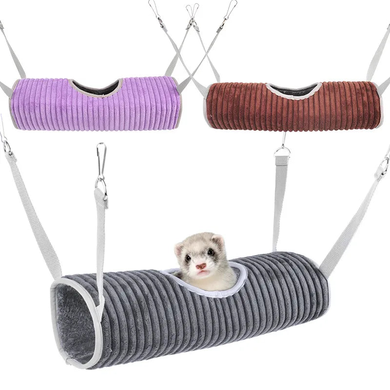 Hide Tunnel Tube Swing Sleeping Hanging Bed - specialneedspetshop