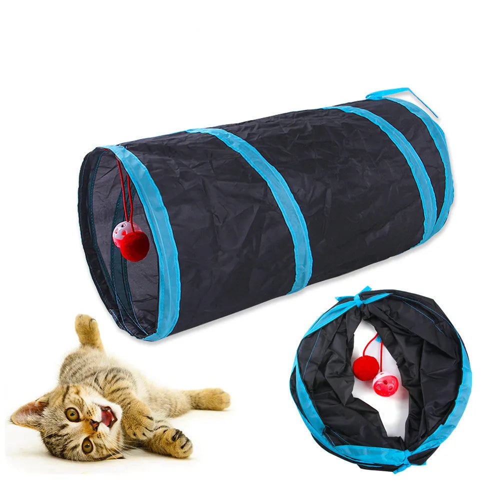 Cat Tunnel  Foldable Toy Breathable - specialneedspetshop