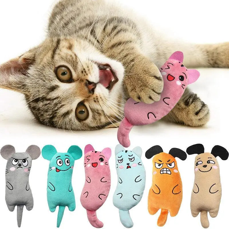 Cat   Interactive Plush Cat Grinding Catnip