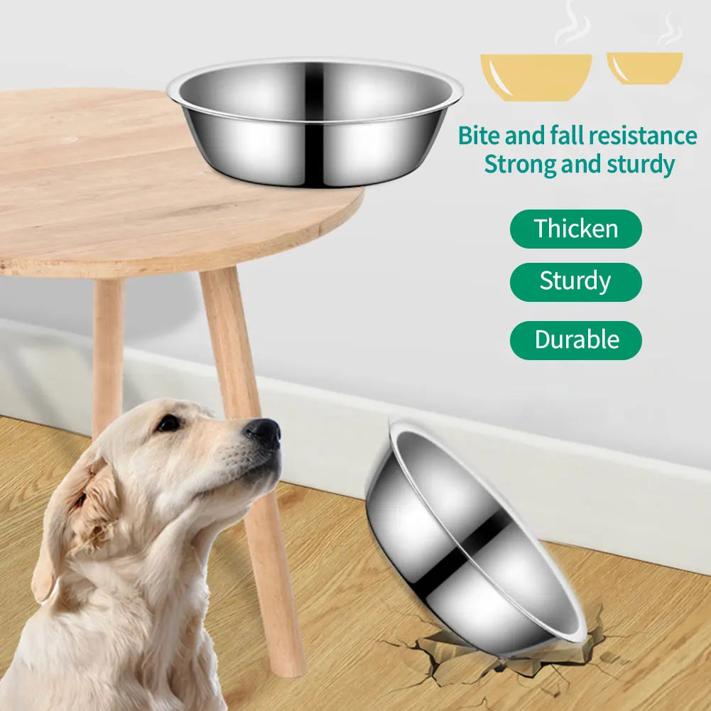 Large Capacity Stainless Steel  Feeding Bowl