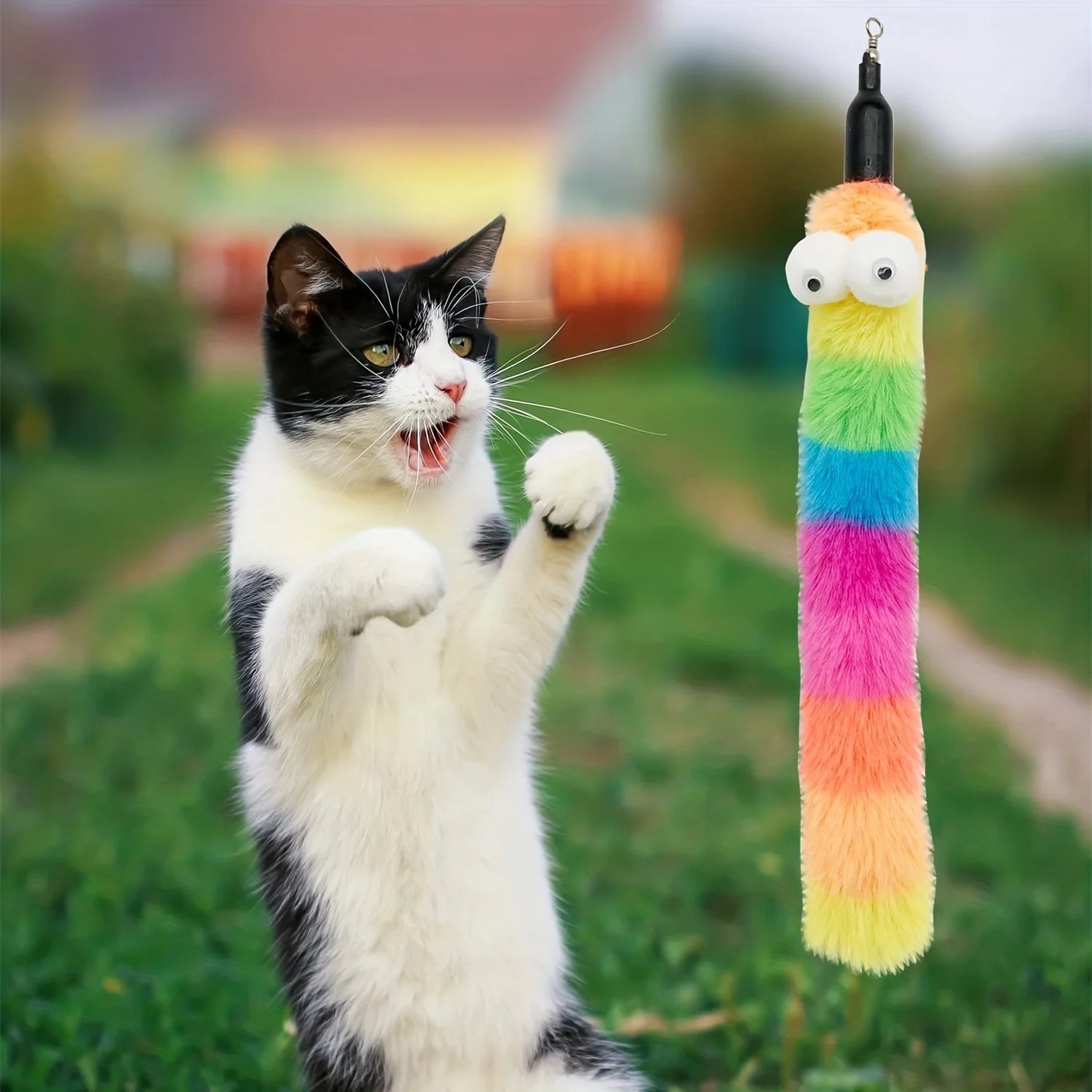 9 PCS Cat Wand  s Interactive Cat Toys