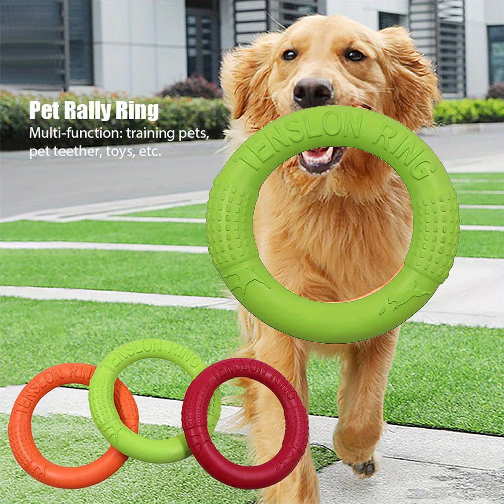 Dog Ring Toys Indestructible Chewing Flying Floating  for Small Medium Large Dogs