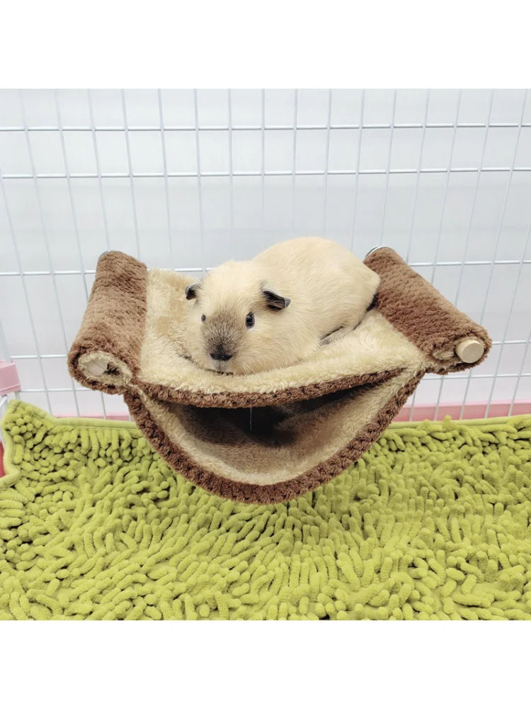 Soft  Plush Hamster Hanging Hammock Cotton  Rest Sleeping Bed Hut