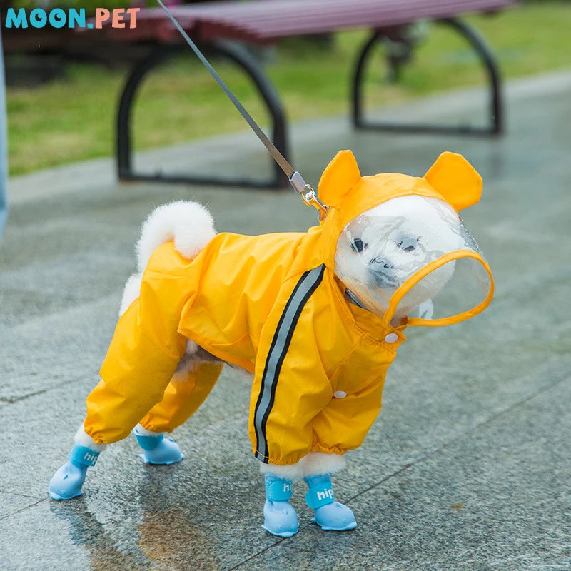 Waterproof Cat Dog Shoes Anti-slip Rain Boots for Small Cats Dogs