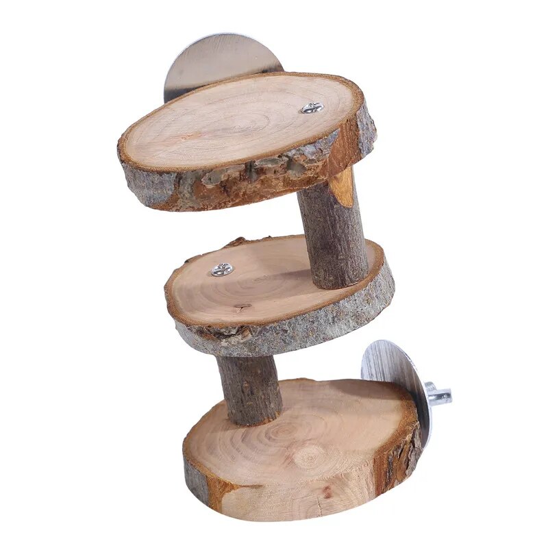 Hamster Wooden Climbing Stairs Exercise - specialneedspetshop