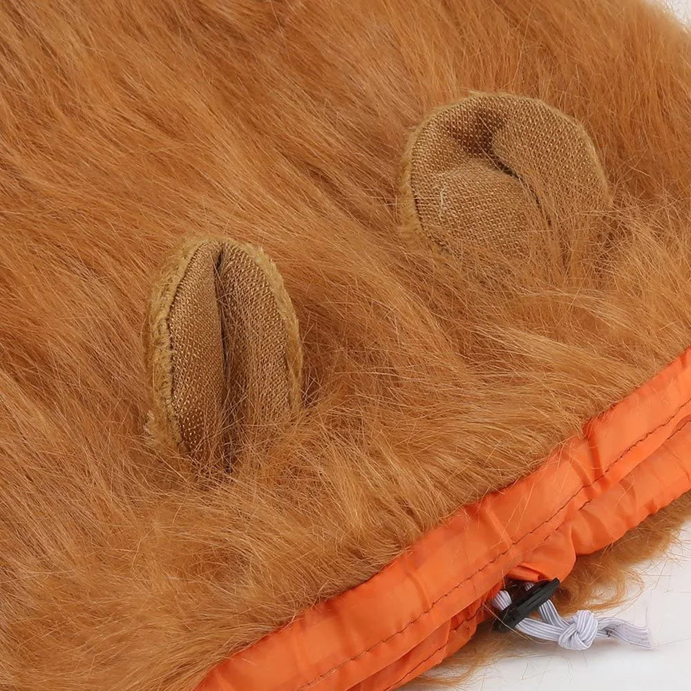 Dog Lion Mane For Do  Realistic Lion Wig For Medium to Large Dogs With Ear Pet Accessories