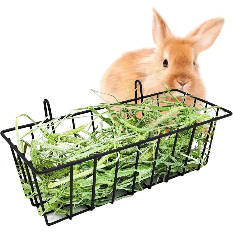 Rabbit Metal  Hay Rack Multi-Function Feeder Racks Guinea Pig Bunny