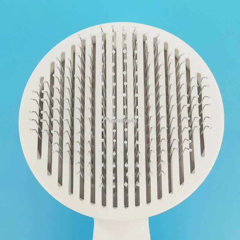 Self Cleaning Slicker Brush for Dog and Cat Removes Undercoat Tangled Hair