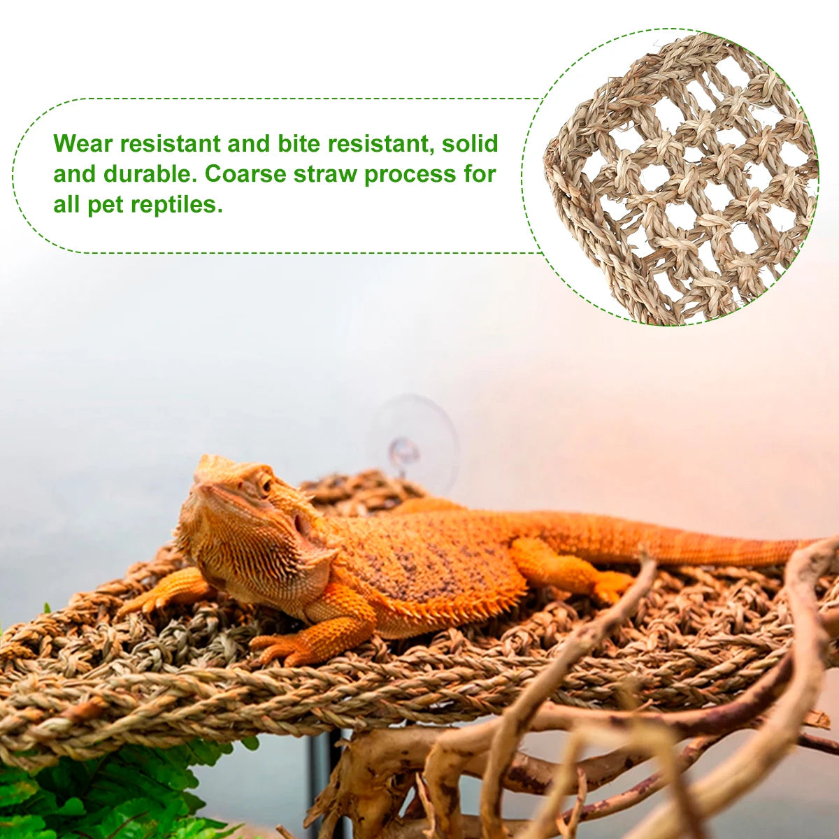 Reptile Hammock Terrarium Decoration For Lizard Lounger