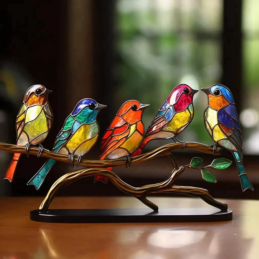 Birds Desk Decoration Metal