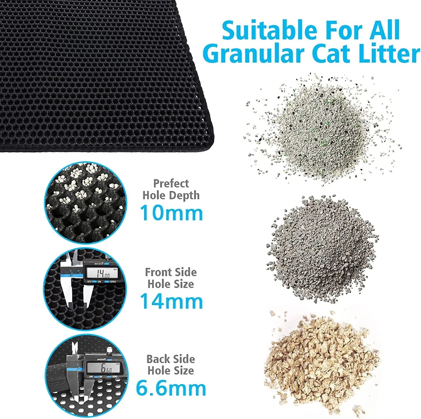 Pet Cat Litter Mat Waterproof Double Layer