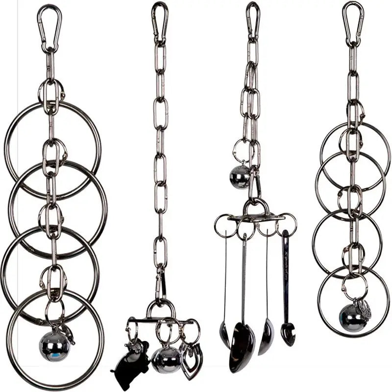 Parrot supplies 304 stainless steel toy bite climbing puzzle