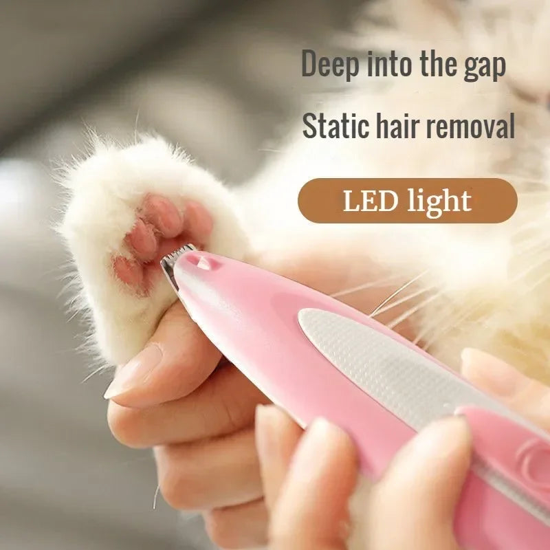 Electric Pushing Scissors Cat Foot Shaver  Dog Hair Shaver