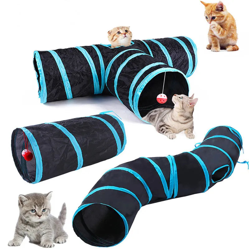 Cat Tunnel  Foldable Toy Breathable - specialneedspetshop