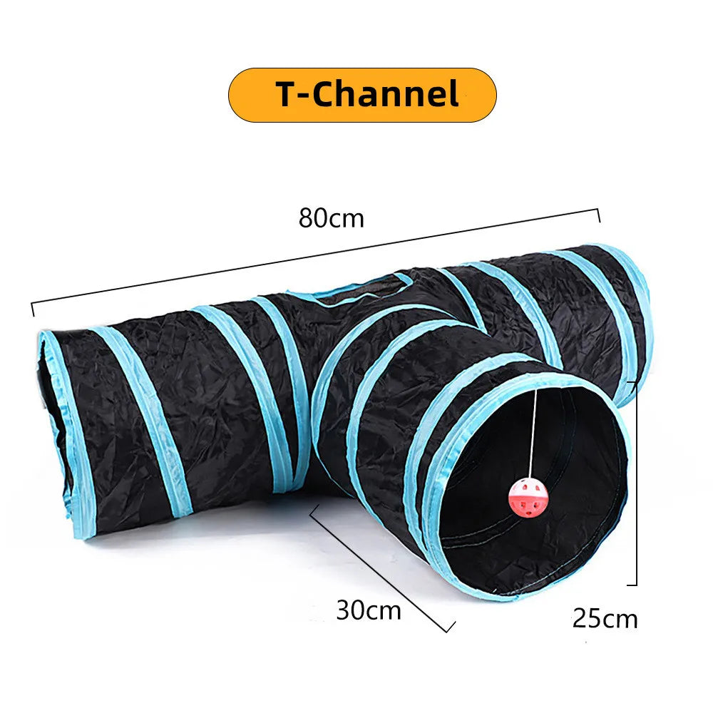 Cat Tunnel  Foldable Toy Breathable - specialneedspetshop