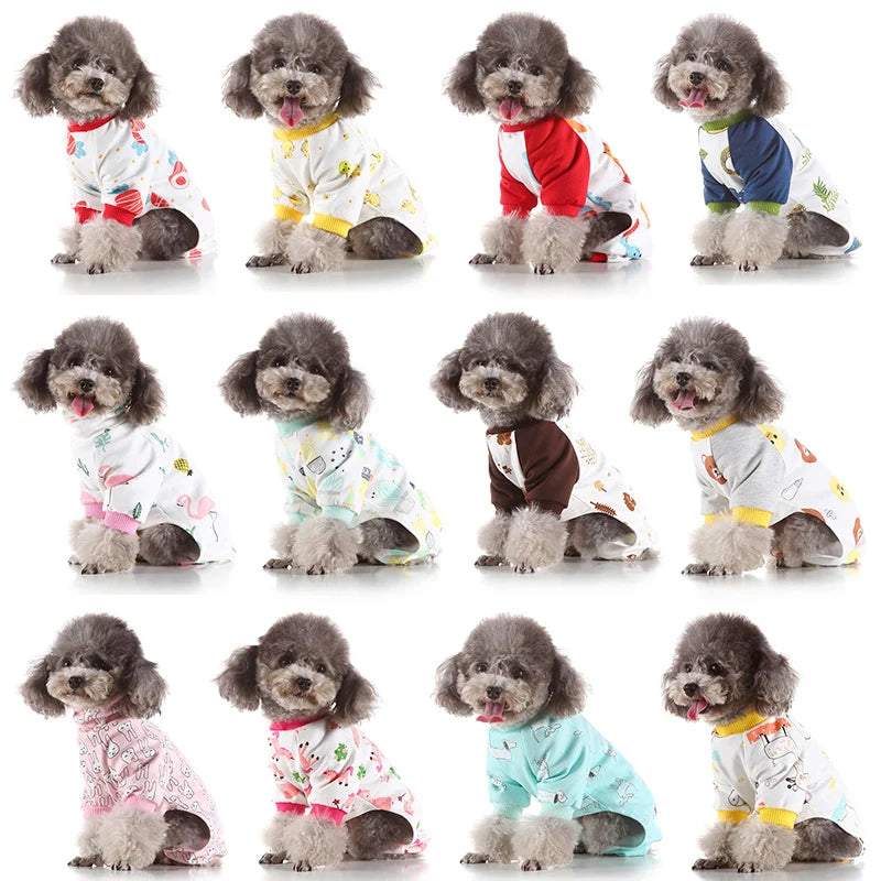 Dog Pajamas for Small Pet Clothing Jumpsuit