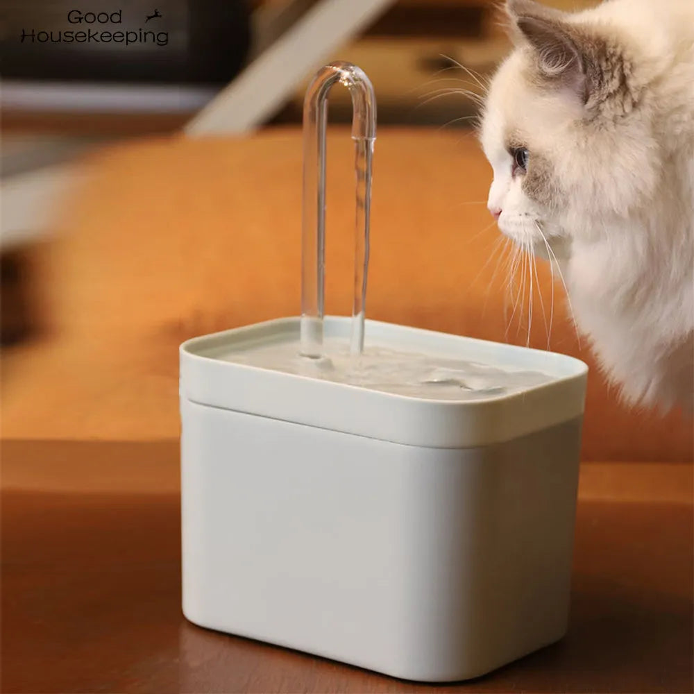 Cat Water Auto Filter Cat Drinker USB Electric Mute Recirculate